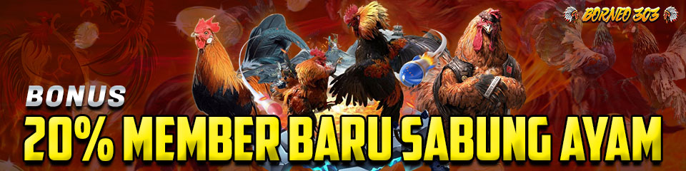 BONUS NEW MEMBER SABUNG AYAM 20%